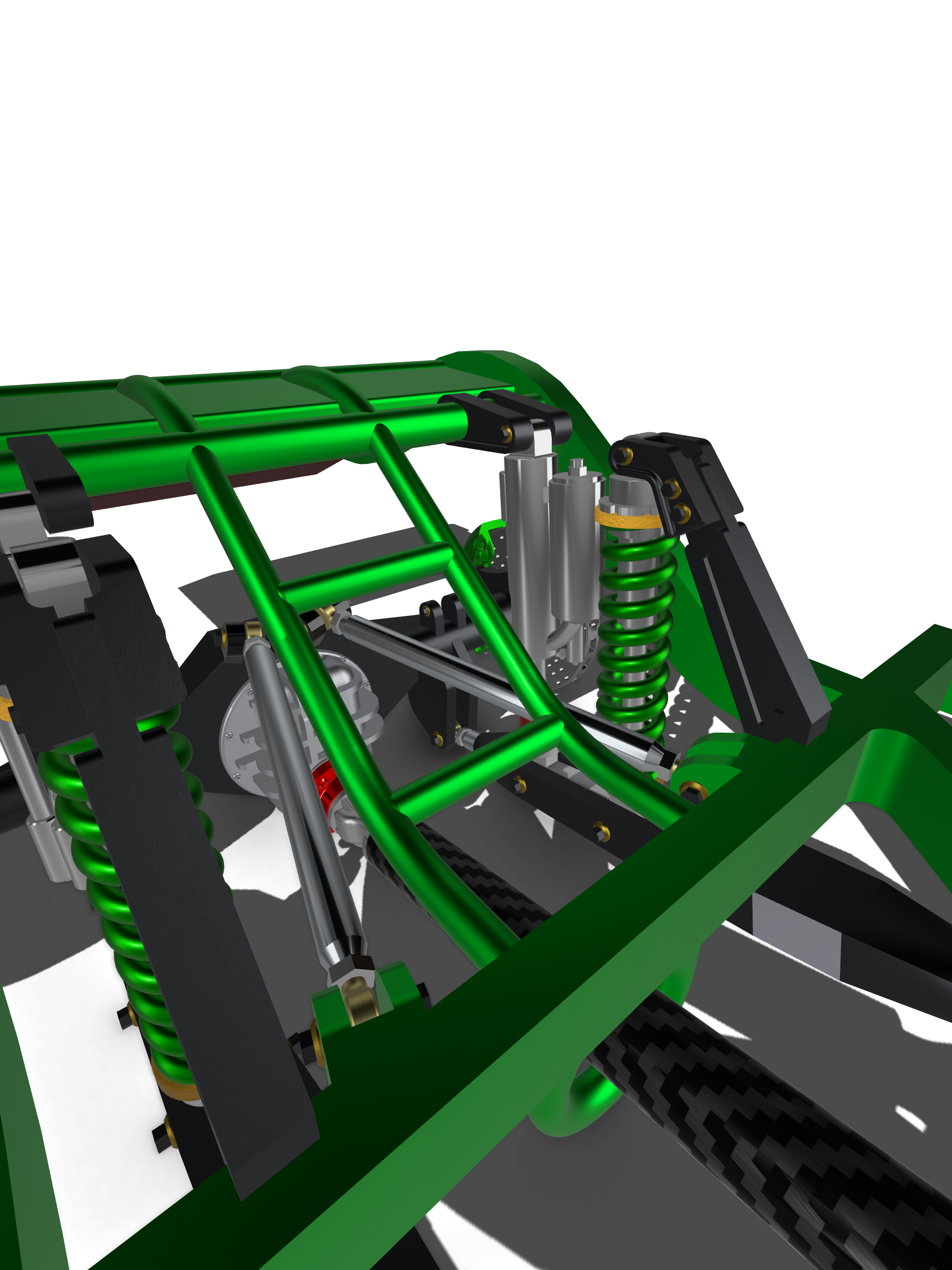 Lifted 2WD Off-Road Chassis System – 1/25 Scale