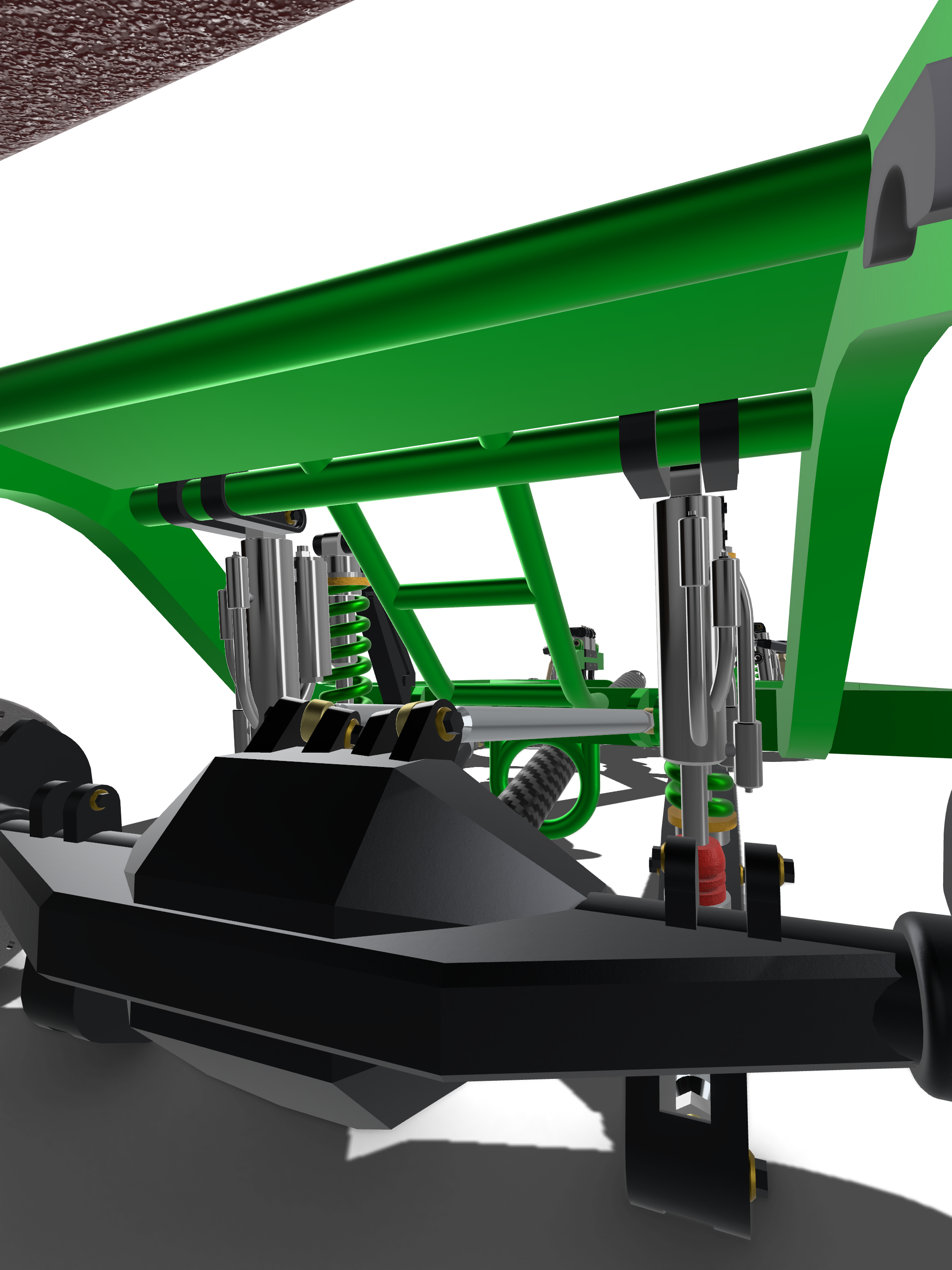 Lifted 2WD Off-Road Chassis System – 1/25 Scale