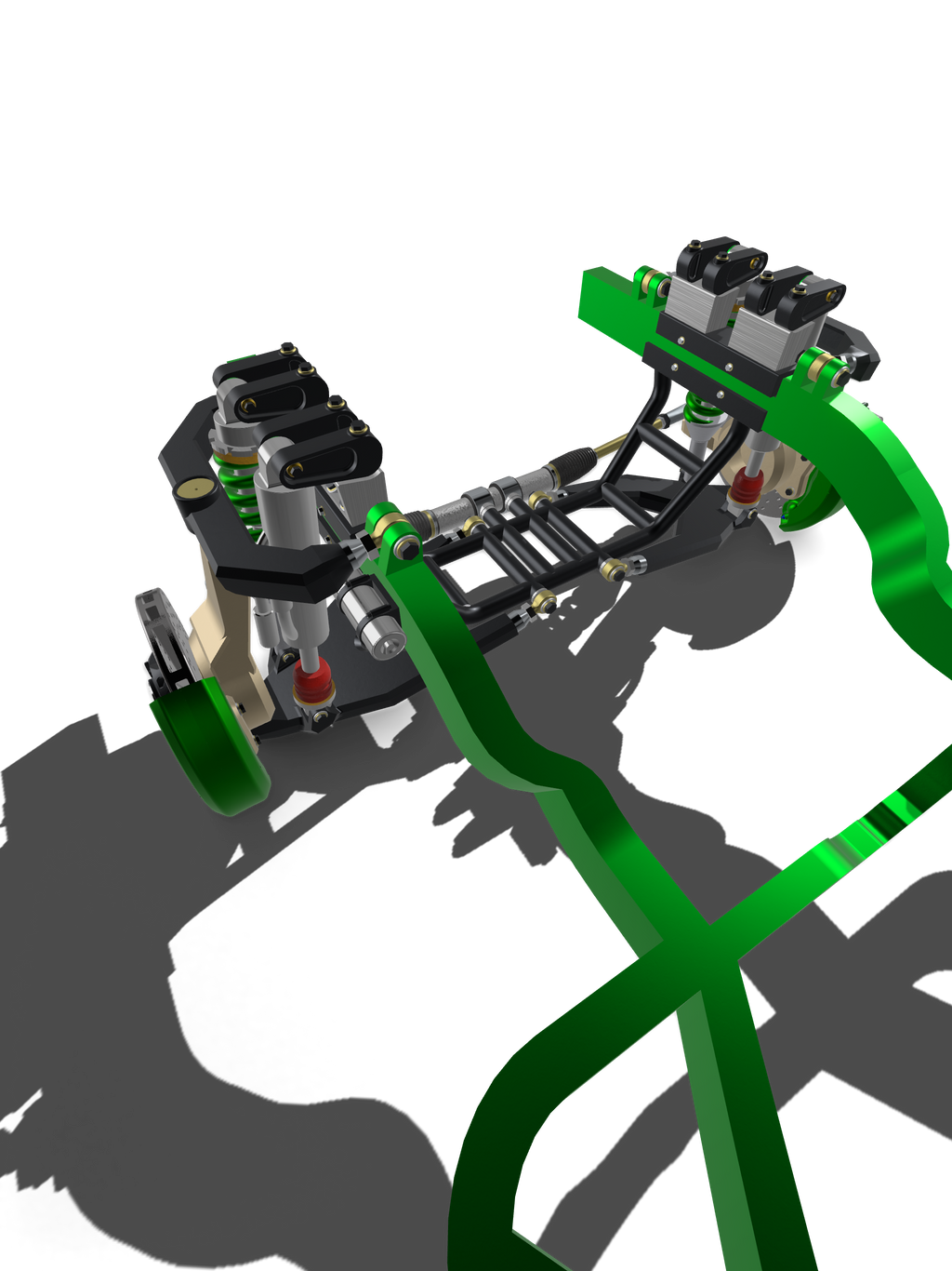 Lifted 2WD Off-Road Chassis System – 1/25 Scale