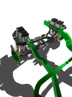 Lifted 2WD Off-Road Chassis System – 1/25 Scale