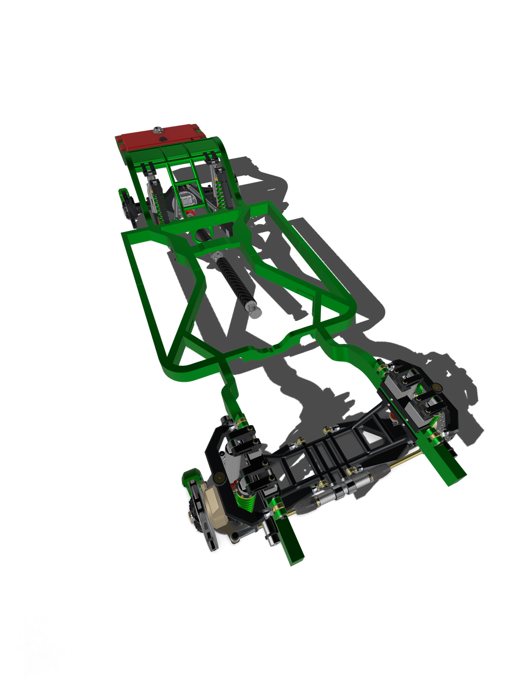 Lifted 2WD Off-Road Chassis System – 1/25 Scale