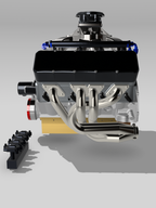 Small Block Chevrolet Street & Strip Engine & Transmission Kit – 1/25 Scale
