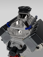 Small Block Chevrolet Street & Strip Engine & Transmission Kit – 1/25 Scale