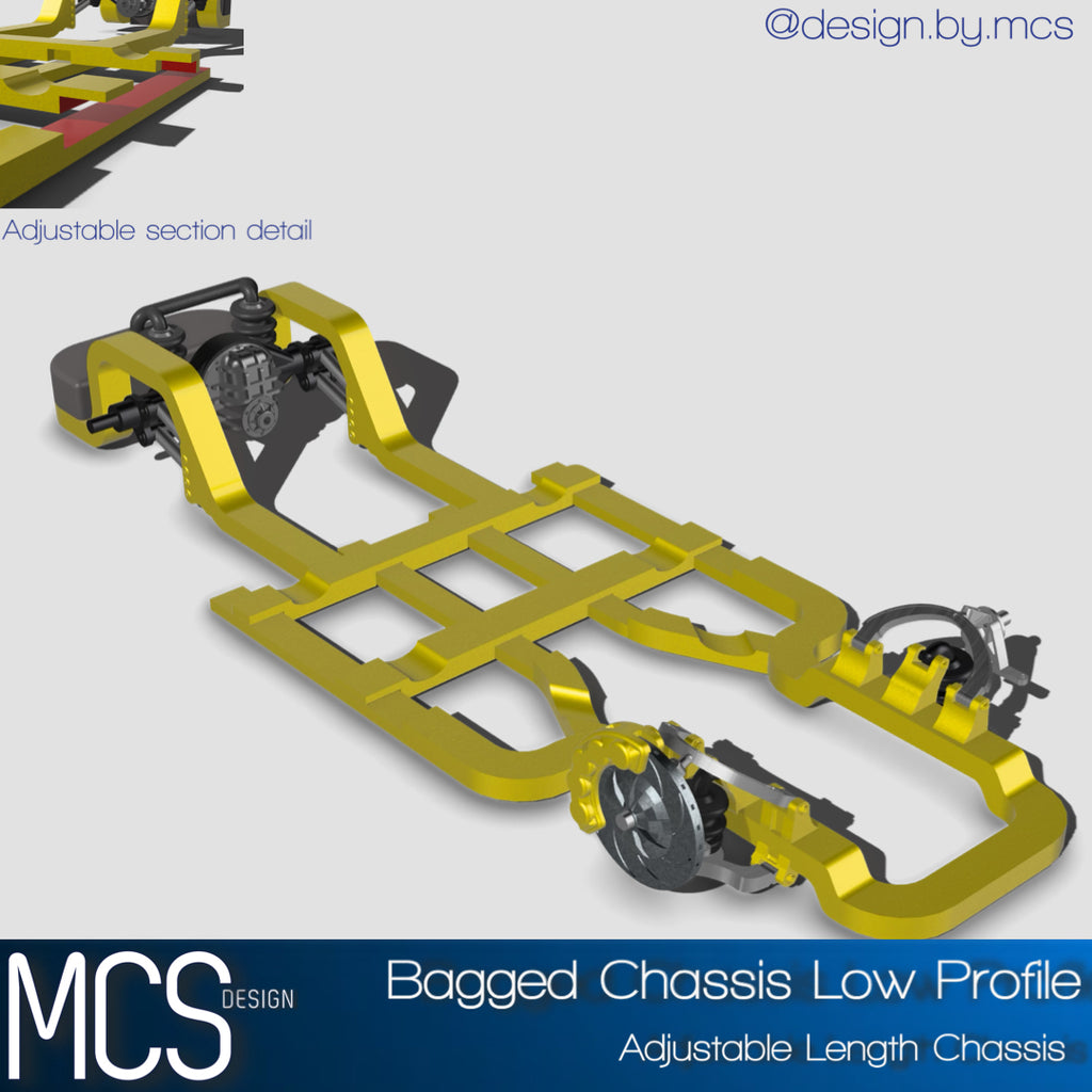 Low-Profile Bagged Chassis System – 1/25 Scale