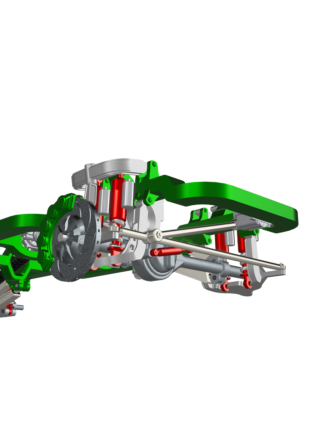 Low-Profile Lifted Off-Road Chassis System – 1/25 Scale