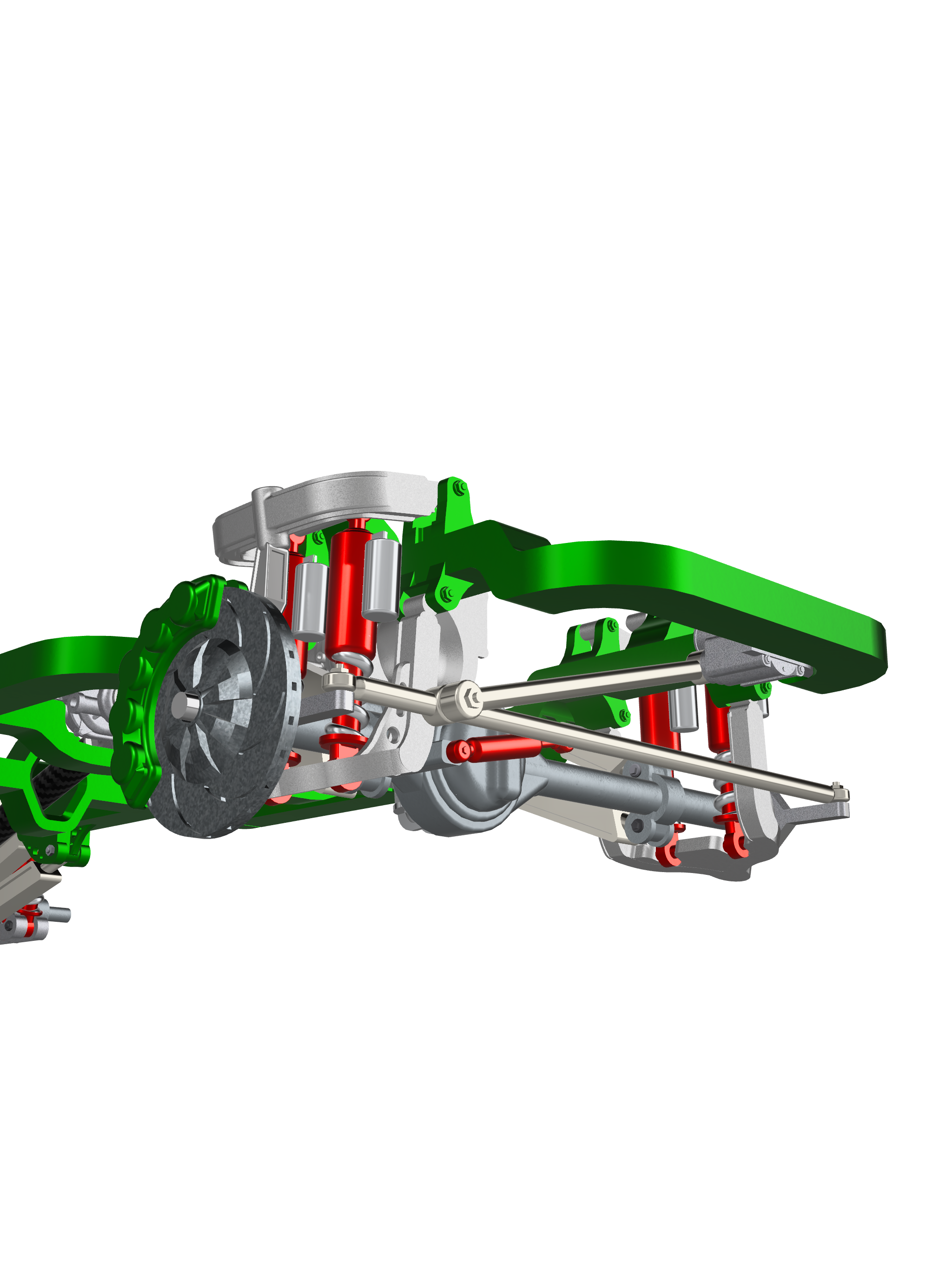 Low-Profile Lifted Off-Road Chassis System – 1/25 Scale