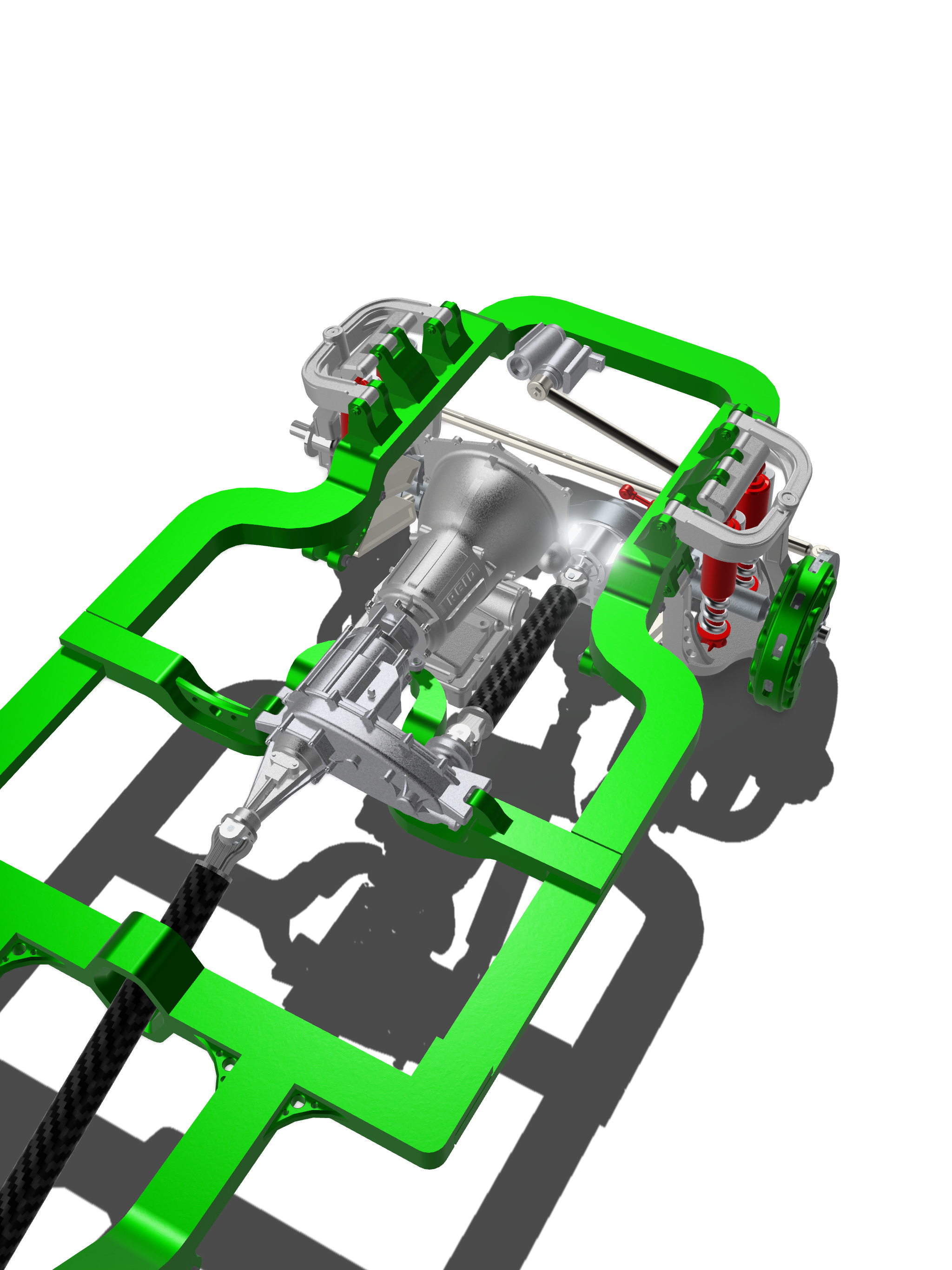 Low-Profile Lifted Off-Road Chassis System – 1/25 Scale