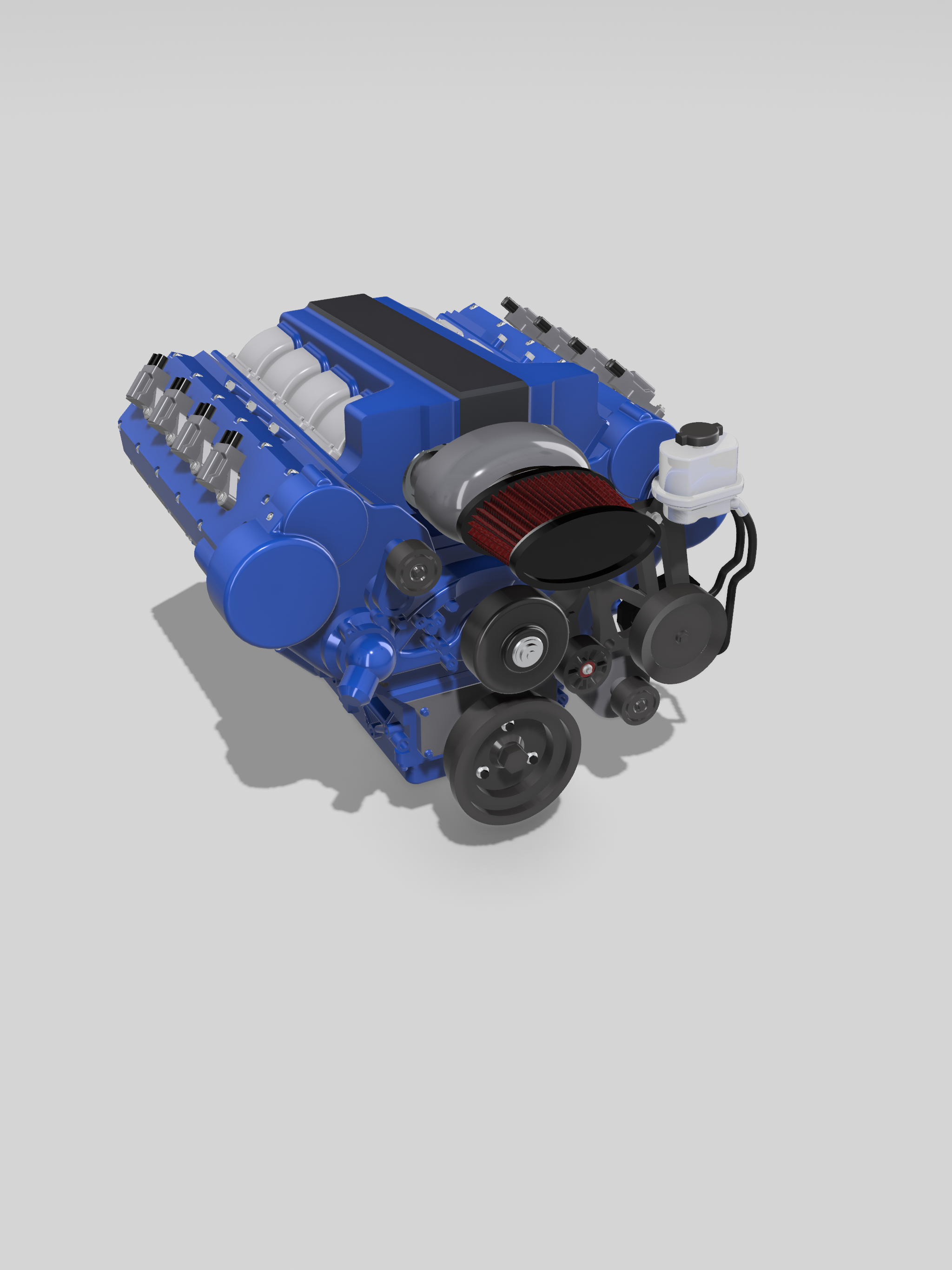 Mercury LS7 DOHC V8 & Automatic Transmission Kit – 1/25 Scale