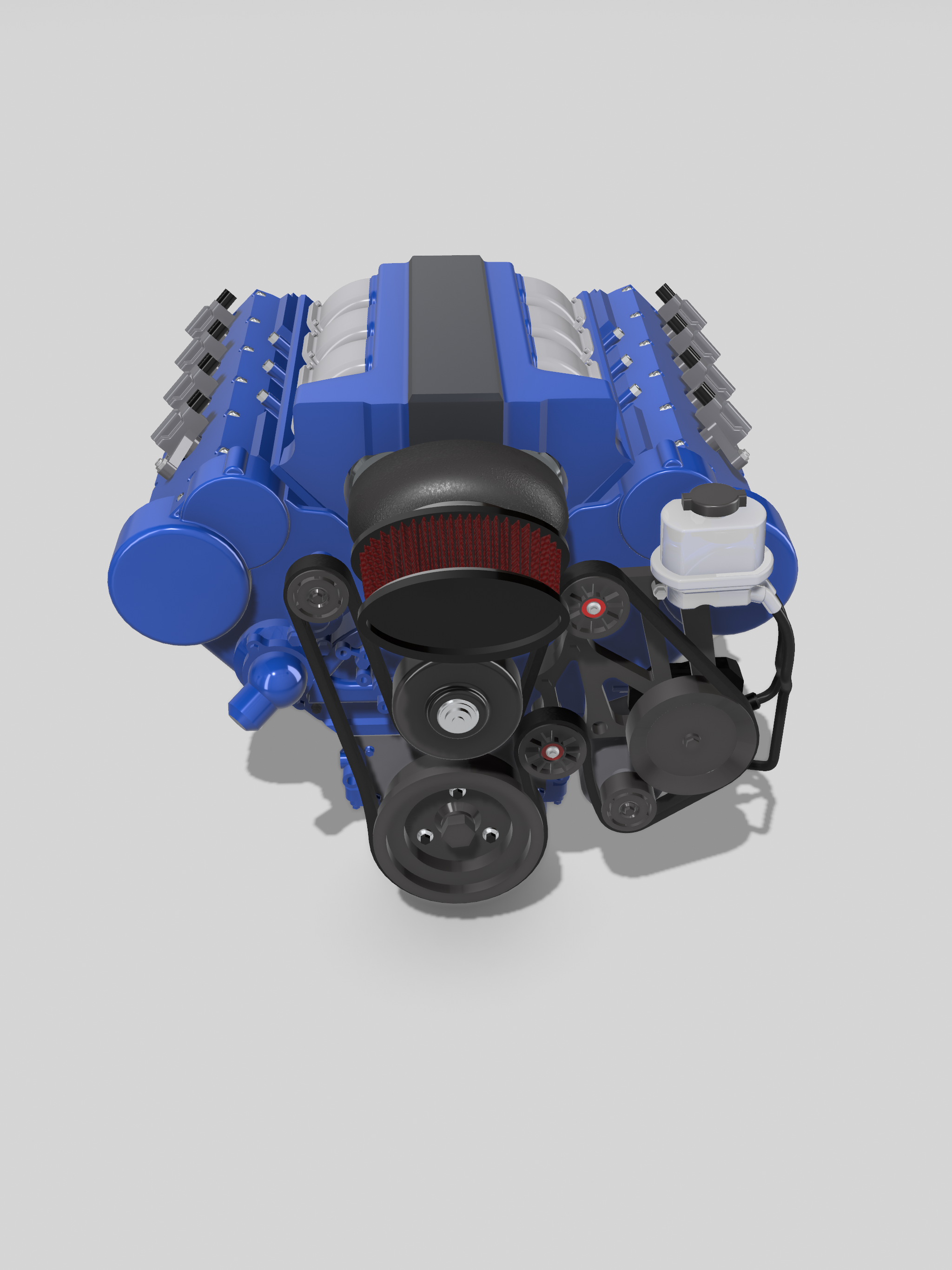 Mercury LS7 DOHC V8 & Automatic Transmission Kit – 1/25 Scale