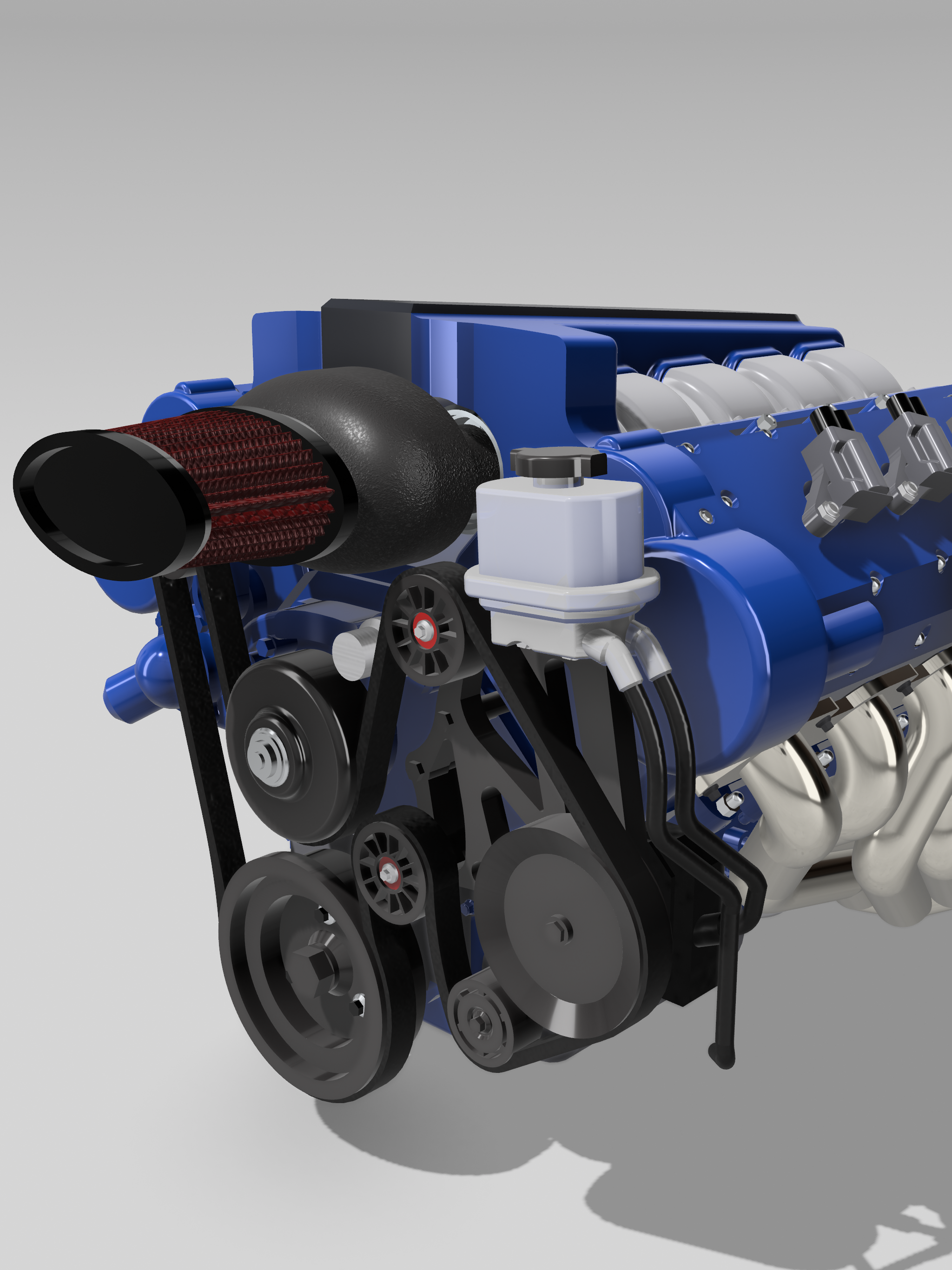 Mercury LS7 DOHC V8 & Automatic Transmission Kit – 1/25 Scale