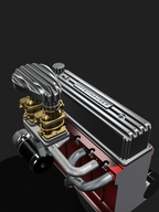 Chevrolet 235 Inline-Six Engine with Vintage Lowrider Upgrades – 1/25 Scale