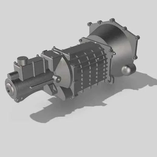 80S/'90S Retro Chevrolet Big Block Engine & Transmission