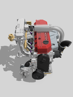 Holden VL Commodore / Nissan R31 RB30 OEM-Spec Turbo Engine Kit – 1/24 Scale