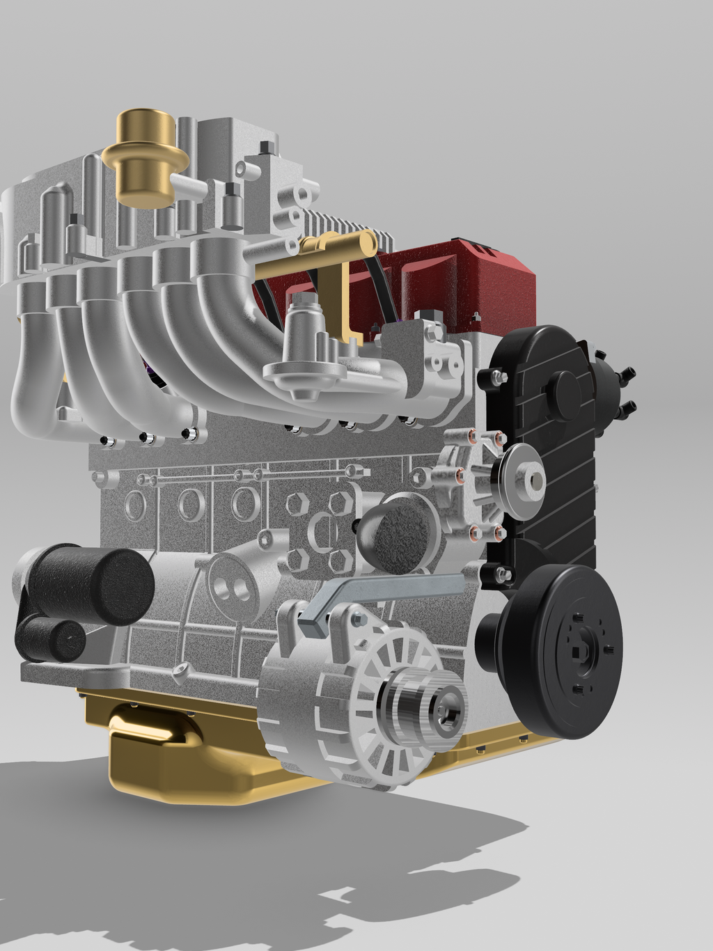 Holden VL Commodore / Nissan R31 RB30 OEM-Spec Turbo Engine Kit – 1/24 Scale