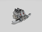 Twin-Turbo Small Block Chevrolet Engine & Reid Rossler Transmission – 1/25 Scale