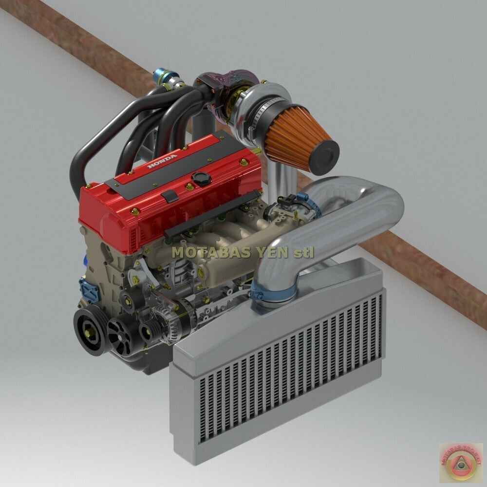 Honda K20 "Transversal" 2L Turbo Engine & Transmission