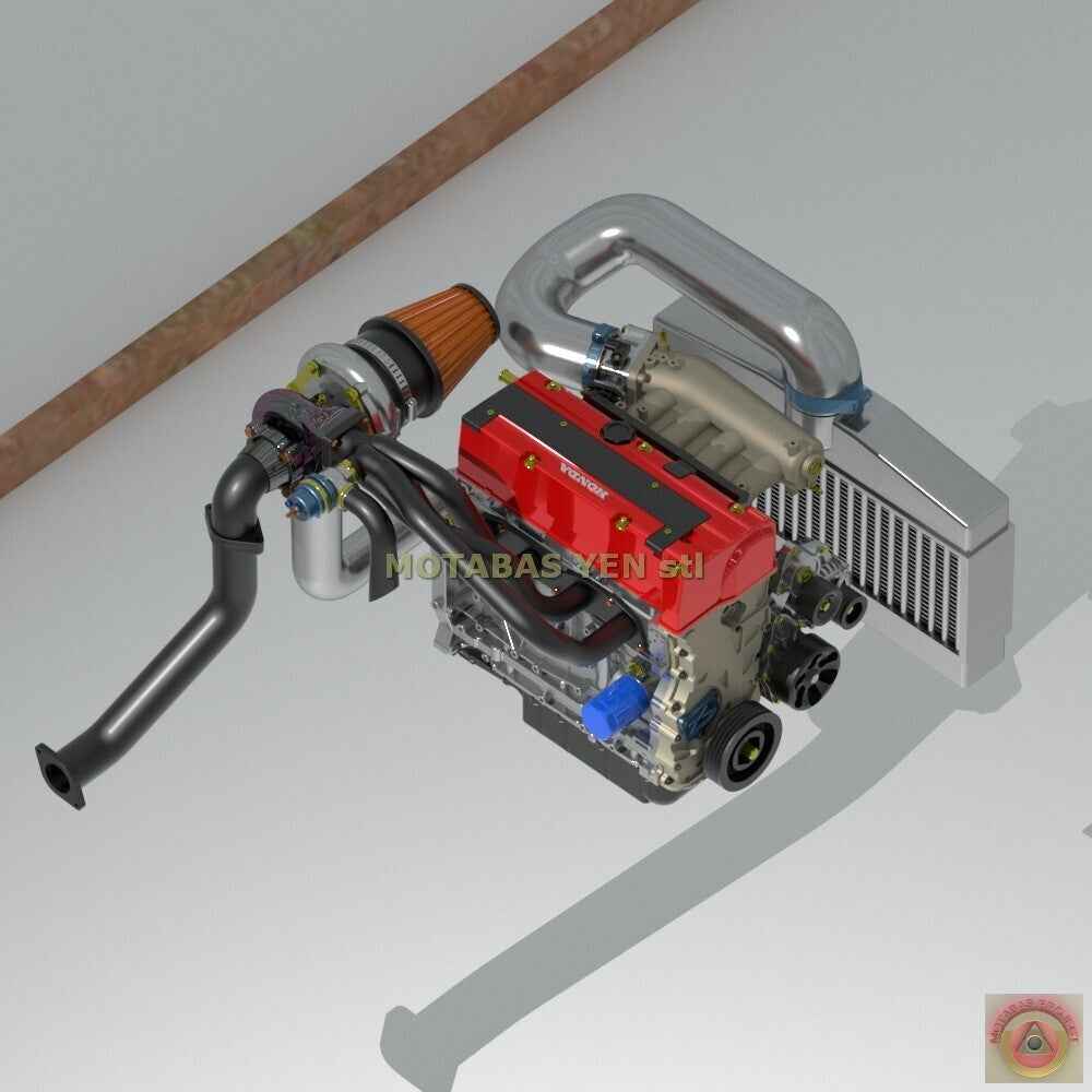 Honda K20 "Transversal" 2L Turbo Engine & Transmission