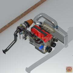 Honda K20 "Transversal" 2L Turbo Engine & Transmission