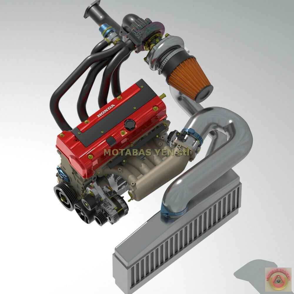 Honda K20 "Transversal" 2L Turbo Engine & Transmission