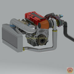 Honda K20 "Transversal" 2L Turbo Engine & Transmission