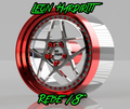 18-Inch Leon Hardiritt Reise Wheel & Tire Set – 1/24 Scale