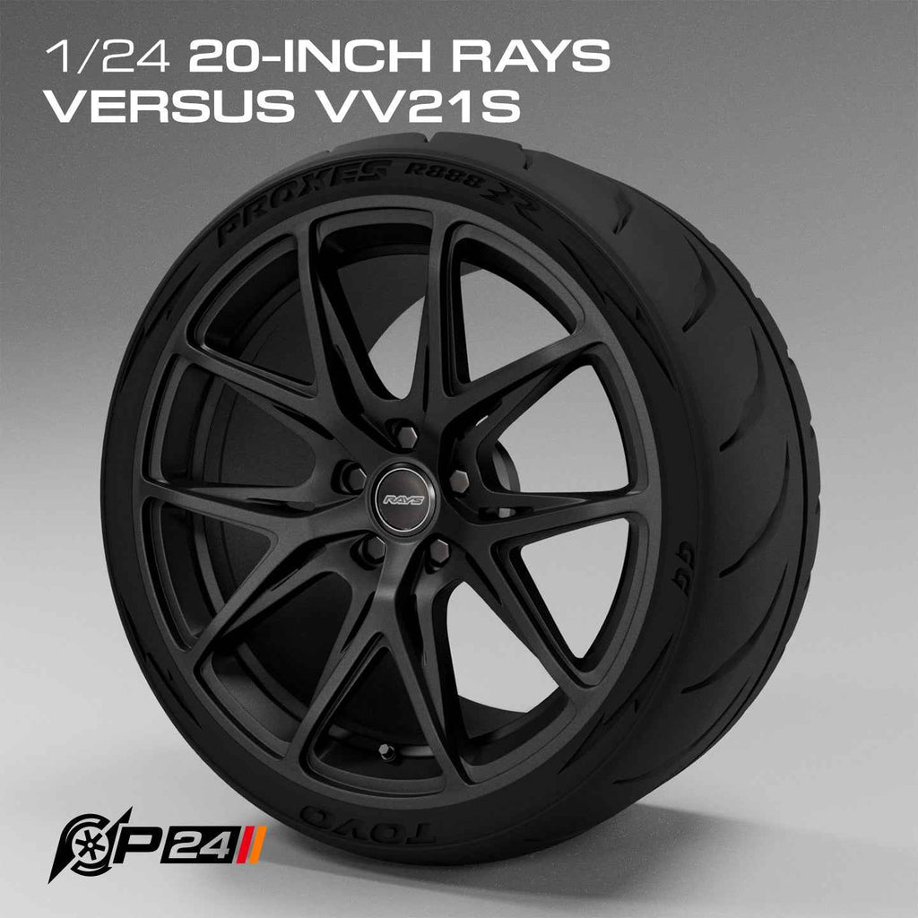 20-Inch Rays Versus VV21S Wheels & Toyo Proxes R888R Tires – Set of 4