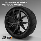 20-Inch Rays Versus VV21S Wheels & Toyo Proxes R888R Tires – Set of 4