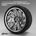 20-Inch Rotiform CVT CustomSpec Wheels & Toyo Proxes R888R Tires – Set of 4