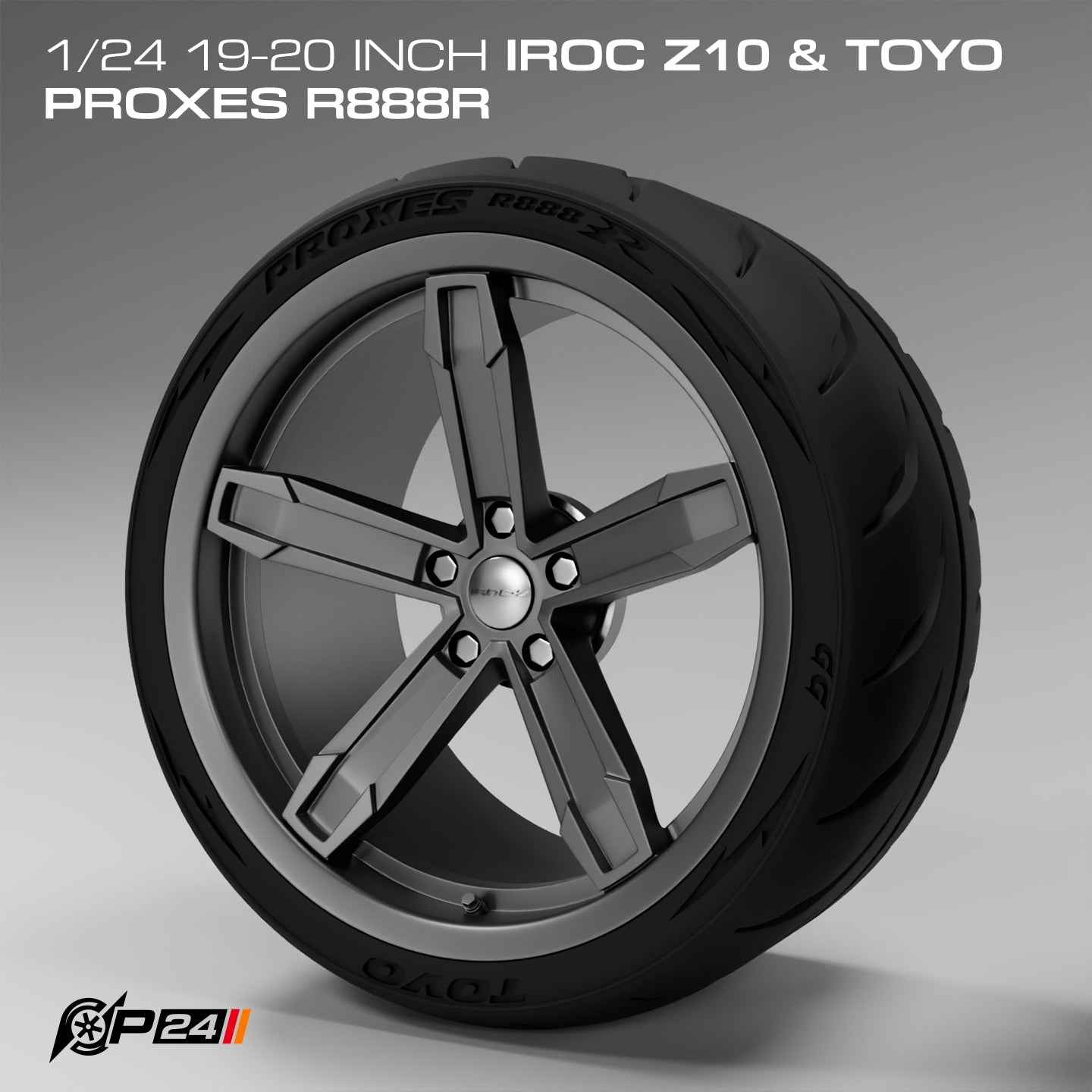 IROC Z10 & Toyo Proxes R888R Tire Pair – 19" or 20"