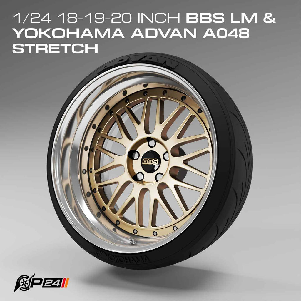 18–20-Inch BBS LM Wheels & Yokohama Advan A048 Tires – Pair