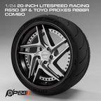20-Inch Litespeed Racing RS5D Wheels & Toyo Proxes R888R Tires – Set of 4
