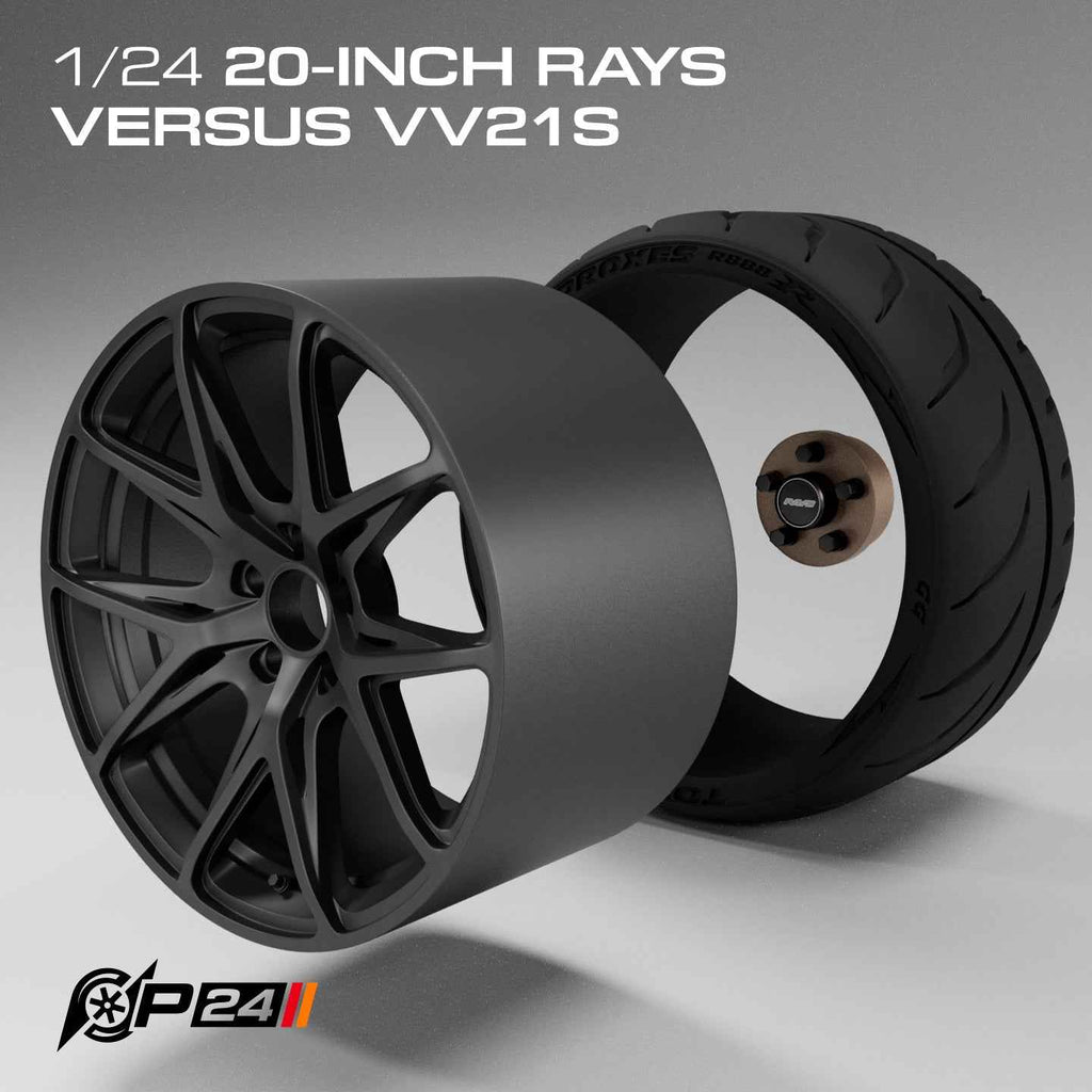 20-Inch Rays Versus VV21S Wheels & Toyo Proxes R888R Tires – Set of 4