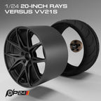 20-Inch Rays Versus VV21S Wheels & Toyo Proxes R888R Tires – Set of 4