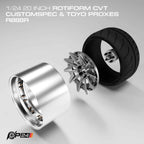20-Inch Rotiform CVT CustomSpec Wheels & Toyo Proxes R888R Tires – Set of 4
