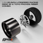 20-Inch Litespeed Racing RS5D Wheels & Toyo Proxes R888R Tires – Set of 4