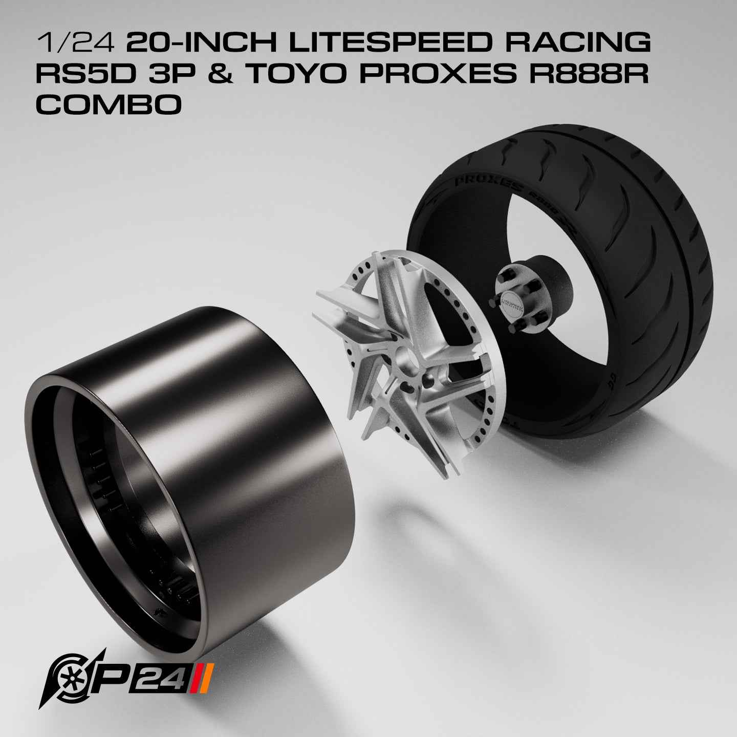 20-Inch Litespeed Racing RS5D Wheels & Toyo Proxes R888R Tires – Set of 4