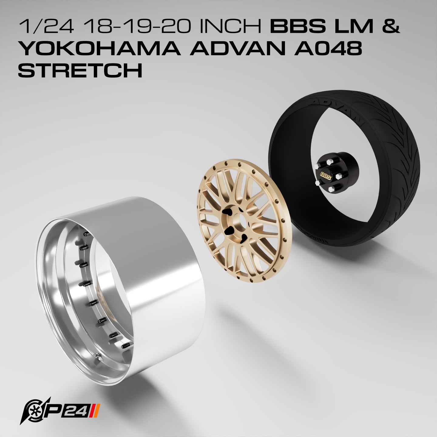 18–20-Inch BBS LM Wheels & Yokohama Advan A048 Tires – Pair