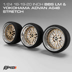 18–20-Inch BBS LM Wheels & Yokohama Advan A048 Tires – Pair