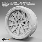 20-Inch Rotiform CVT CustomSpec Wheels & Toyo Proxes R888R Tires – Set of 4