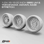 18–20-Inch BBS LM Wheels & Yokohama Advan A048 Tires – Pair