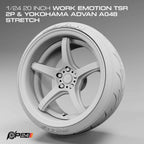 20-Inch Work Emotion T5R 2P Wheels & Yokohama Advan A048 Tires – Set of 4
