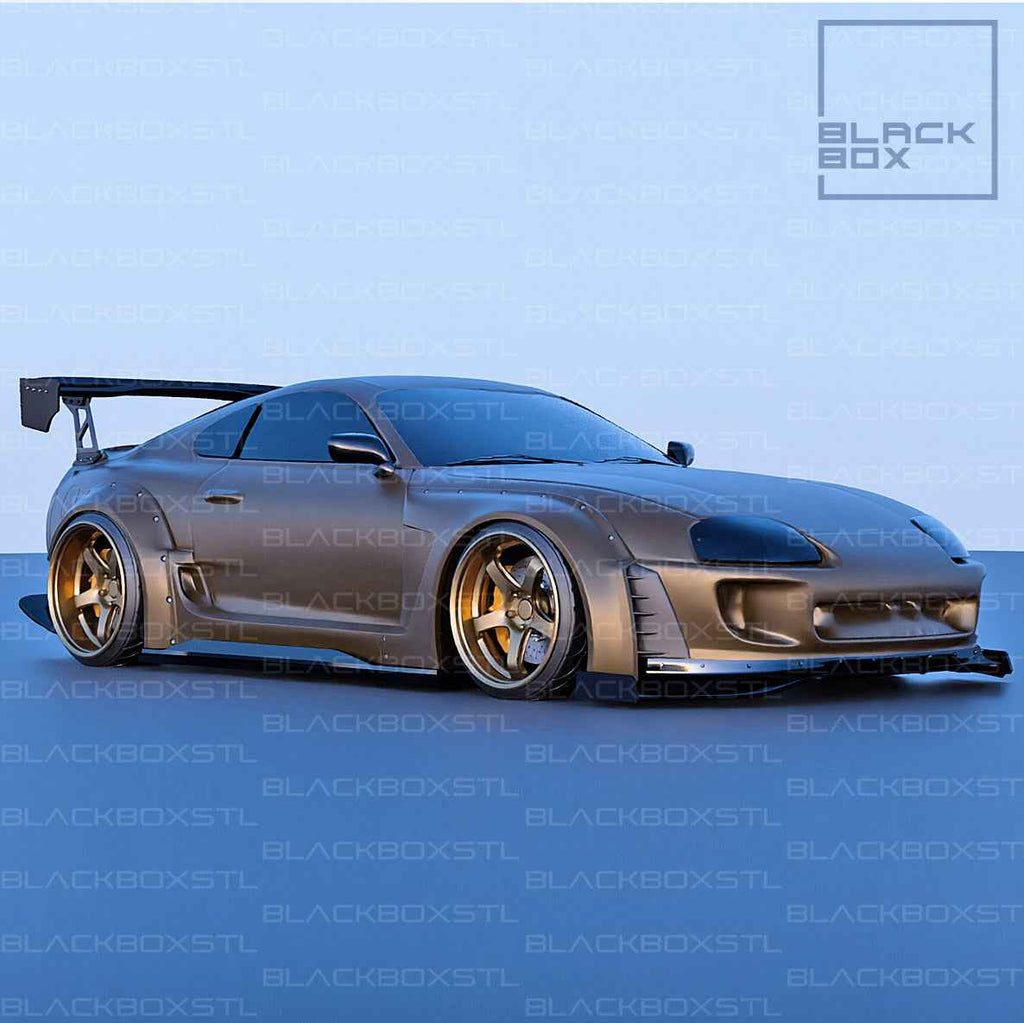 Tamiya Toyota Supra Mk4 Widebody Kit with Wheels & Lowered Suspension – 1/24 Scale