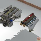 Toyota Supra 2JZ-GTE Engine & Getrag V160 Transmission Ecosystem – 1/24 Scale