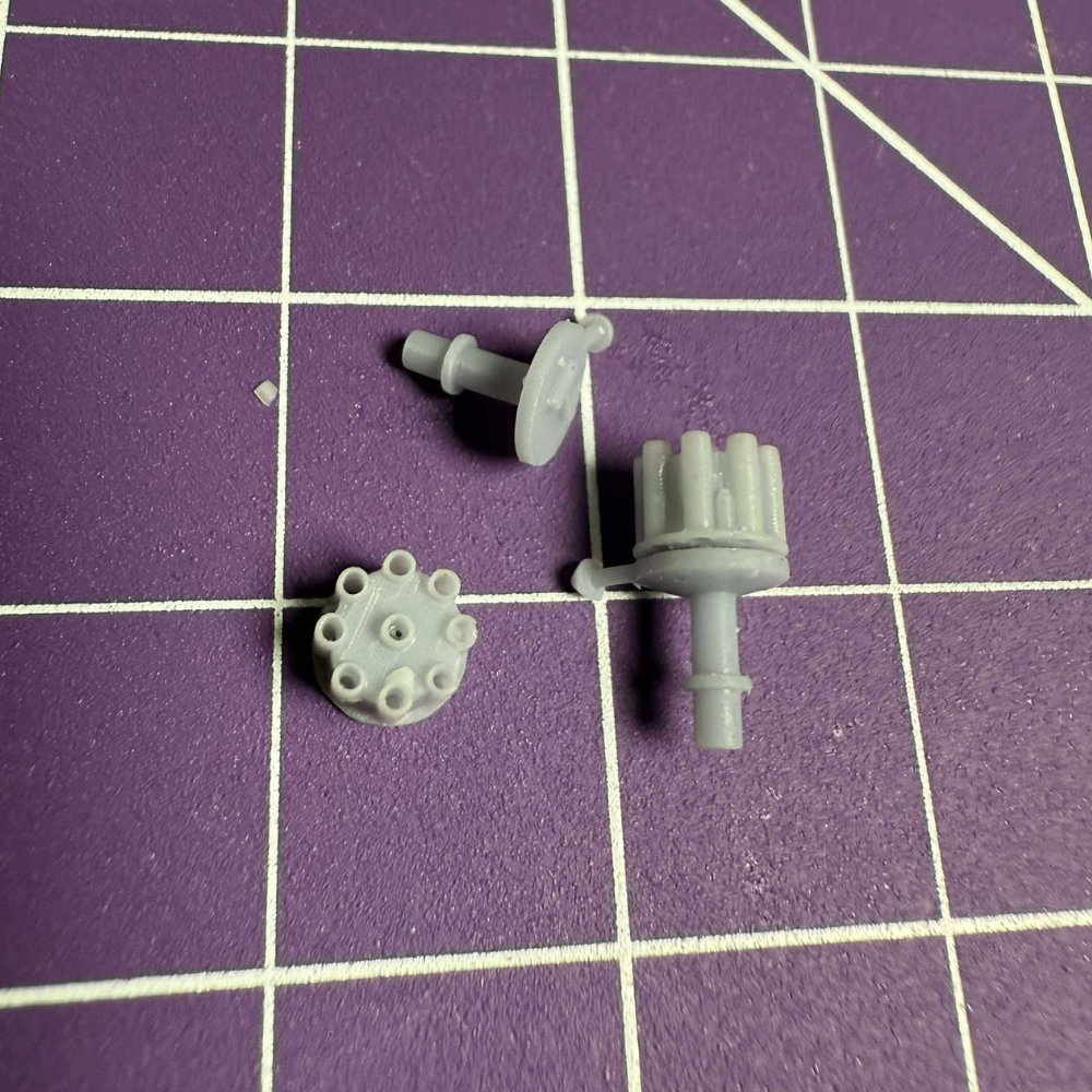 2-Piece Pre-Drilled V8 Distributor - 2 Pack - Model Maker's Workshop