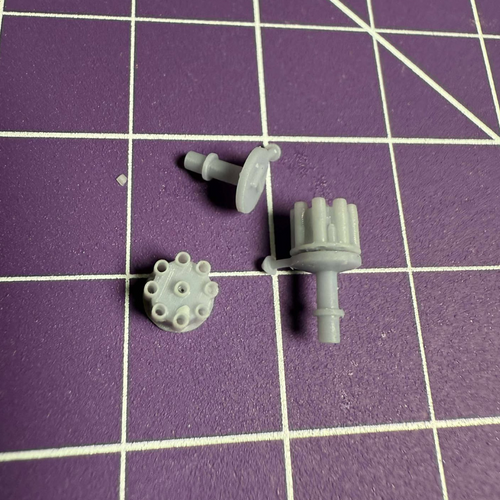 2-Piece Pre-Drilled V8 Distributor - 2 Pack - Model Maker's Workshop