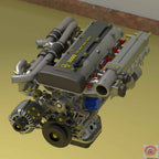 Toyota Supra 2JZ-GTE Engine & Getrag V160 Transmission Ecosystem – 1/24 Scale