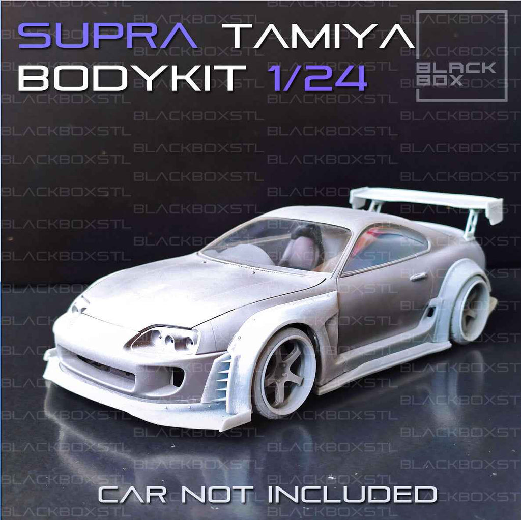 Tamiya Toyota Supra Mk4 Widebody Kit with Wheels & Lowered Suspension – 1/24 Scale