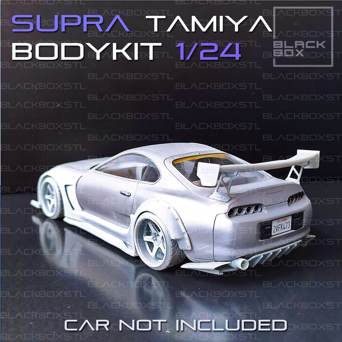 Tamiya Toyota Supra Mk4 Widebody Kit with Wheels & Lowered Suspension – 1/24 Scale