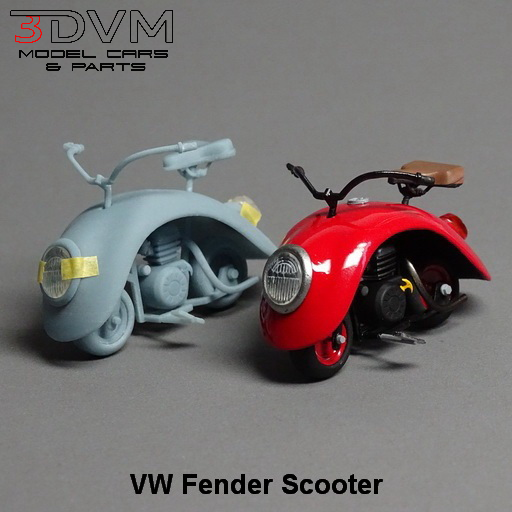 VW Fender Scooter – Vintage Custom Design