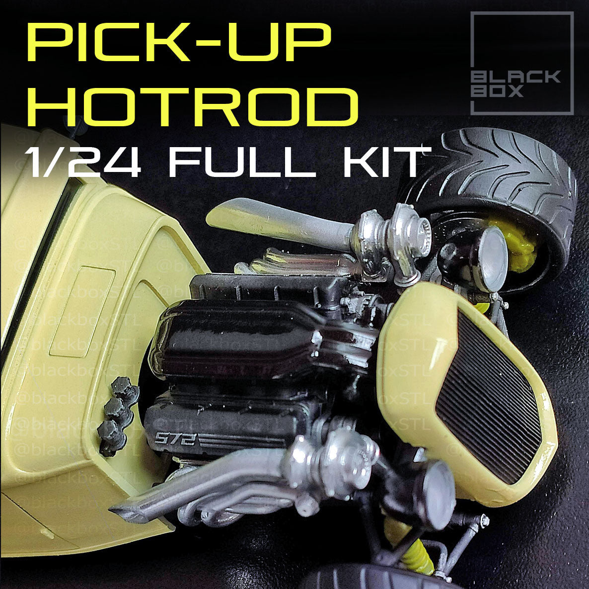 1934 Hot Rod Pickup Full Resin Kit - Model Maker's Workshop